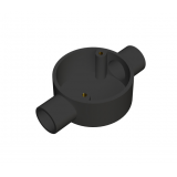 20mm Black PVC Conduit Through Box
